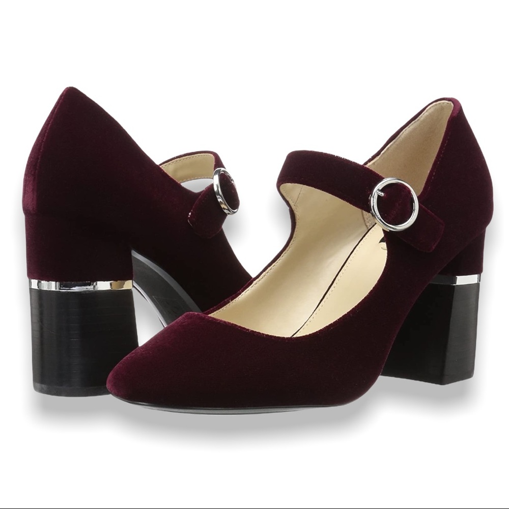 Jones New York Women's Mary Jane Emmi Velvet Pump Size 11